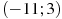 ��������: (-11; 3)