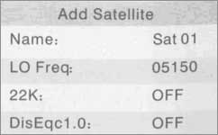satellite finder prof sf-500