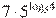 7\cdot {{5}^{{{\log }_{5}}4}}