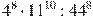 4^{8}\cdot 11^{10}:{44}^{8}
