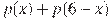 p(x)+p(6-x)