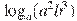 \log_a (a^2b^3)