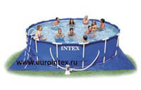 ������� ��������� Metal Frame Pools 457*122�� + ����������, Intex 56946