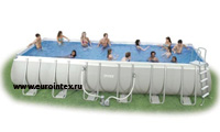 ������� ��������� Restangular Ultra Frame Pools 732*366*132 �� + ����������, Intex 54478