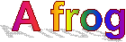 A frog