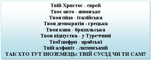 �������: ��� ������� - �����

��� ���� - ��������

���� ��� - ���������

���� ��������� - �������

���� ���� - �����������

���� �������� - � ���������

��� ����� - �������

��� ������ - ����������

��� ��� ��� ���������: �²� ��Ѳ� �� �� ���?



