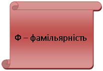Вертикальный свиток: Ф – фамільярність