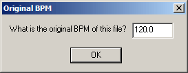 выставляю bpm