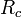 R_c \!