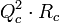 Q_c ^ 2 \ cdot R_c