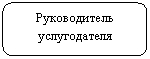 Скругленный прямоугольник: Руководитель услугодателя