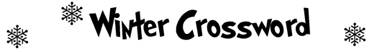 Описание: wintercrosswordtitle