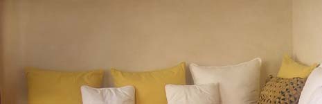Interior applied with Tadelakt