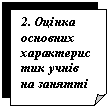 Загнутый угол: 2. Оцінка основних характеристик учнів на занятті