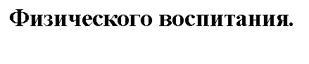 Подпись: Физического воспитания.