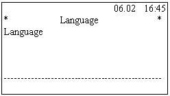 Подпись: 06.02 16:45
* Language *
Language
---