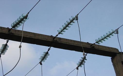 File:High-voltage Transmission Insulators.JPG