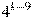 4^{k-9}