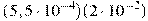 (5,5 \cdot 10^{-4})(2 \cdot 10^{-2})