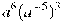 a^{6}(a^{-5})^{3}