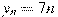 y_n=7n