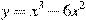 y=x^3-6x^2