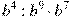 b^4:b^9\cdot b^7