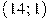 (14;1)