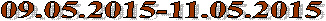 09.05.2015-11.05.2015
