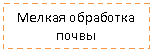 Подпись: Мелкая обработка почвы