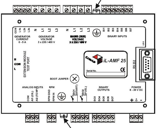 Intelilite amf 25 схема подключения