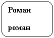 Скругленный прямоугольник: Роман
роман