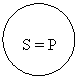 ����: S = P



