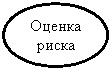 Овал: Оценка
риска