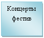 Подпись: Концерты фестив