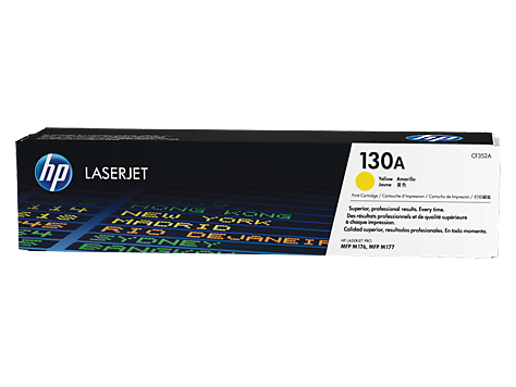 HP 130A, оригинальный лазерный картридж HP LaserJet, желтый