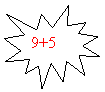 ����� 1: 9+5