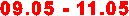 09.05 - 11.05