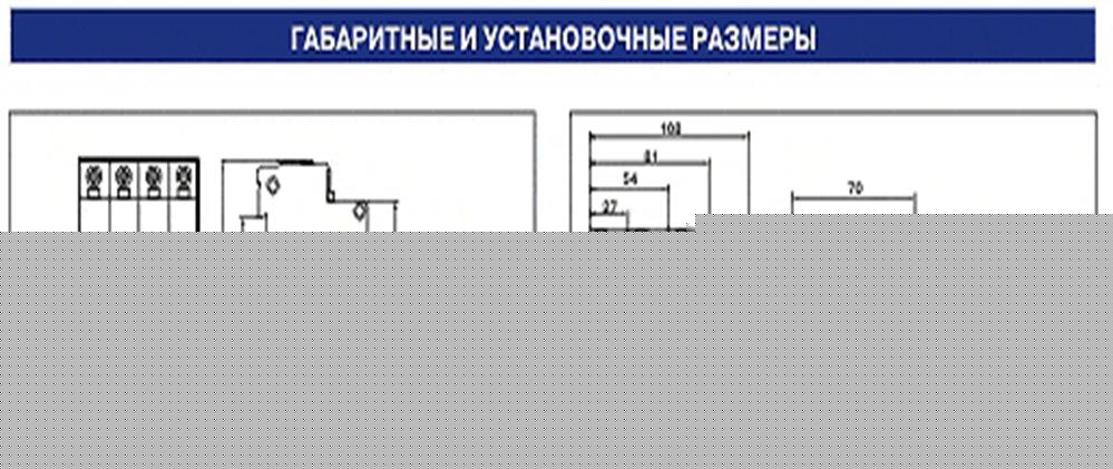 габаритные