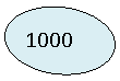 Овал: 1000