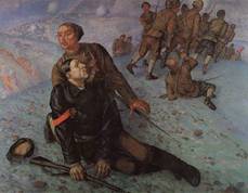 E:\Москва\История русского искусства\Искусство 1920-30-х гг\Смерть комиссара. Петров-Водкин.jpg