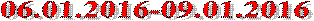 06.01.2016-09.01.2016