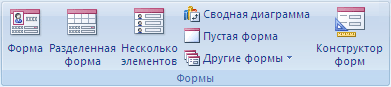 Изображение ленты Access