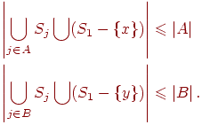 \begin{align*}

\left|\bigcup