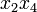 x_2 x_4