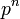 p^{n}