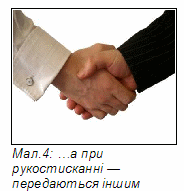 ...а при рукопожатии - передаются другим