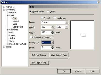 ��������� ���������� ������� � CorelDRAW