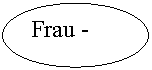 Овал: Frau -