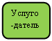 Скругленный прямоугольник: Услуго-датель
